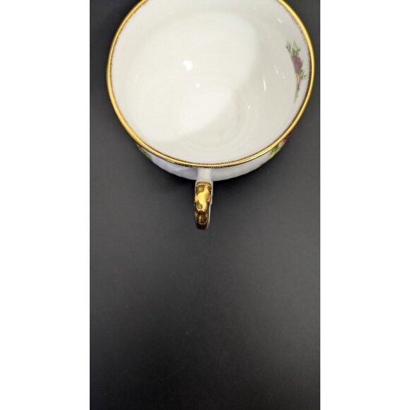 Elizabethan Bone China Tea Cup England Rose Floral Gold Trim Vintage Teacup - Picture 7 of 13